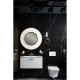 Зеркало Boheme NeoArt Shine 82 см с подсветкой, цвет белый, 528-W light