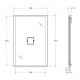 Зеркало Cezares Tiffany 45040, 59 см, с подсветкой, bianco opaco