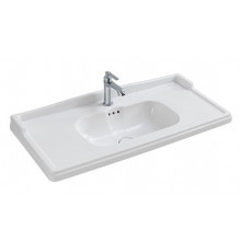 Раковина Cezares CZR-ELT-80-LVB, 80 см, керамика, белый