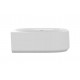 Ванна акриловая Cezares Lux CZR-LUX-CORNER-165-80-58-L/CZR-LUX-CORNER-165-80-58-R, 165 х 80 см, цвет белый, левая/правая