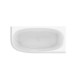 Ванна акриловая Cezares Lux CZR-LUX-CORNER-165-80-58-L/CZR-LUX-CORNER-165-80-58-R, 165 х 80 см, цвет белый, левая/правая