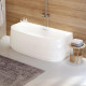 Ванна акриловая Cezares Lux CZR-LUX-WALL-170-80-58, 170 х 80 см, цвет белый