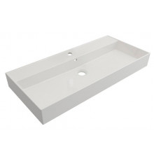 Раковина Cezares CZR-MIL-100-LVB, 100 см, керамика, белый