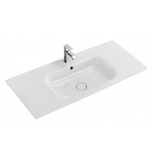 Раковина Cezares CZR-NAT-100-LVB, 100 см, керамика, белый