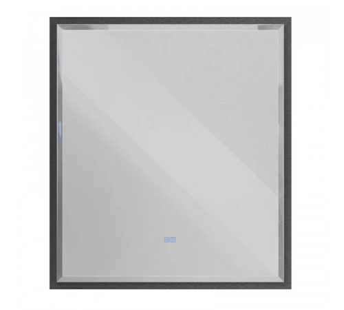 Зеркало интерьерное Cezares Interni CZR-SPC-INT-1000-900-LED-TCH-WARM-TIT, 100 см, с LED подсветкой и сенсорным выключателем, рама титан