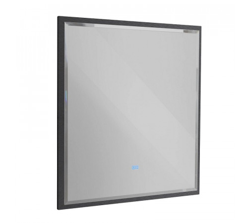 Зеркало интерьерное Cezares Interni CZR-SPC-INT-1000-900-LED-TCH-WARM-TIT, 100 см, с LED подсветкой и сенсорным выключателем, рама титан