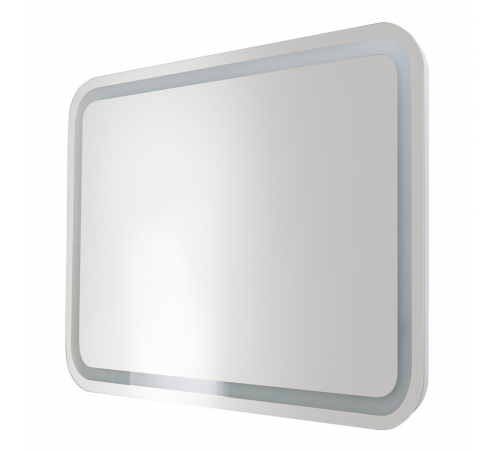 Зеркало Cezares Stylus 100 x 70 см, со встроенной подсветкой, сенсорным выключателем и подогревом, белое, CZR-SPC-STYLUS-1000-700-TCH-WARM