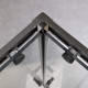 Душевой уголок Cezares RELAX-304-A-2-80-C-GM, 80 х 80 см, стекло прозрачное, профиль оружейная сталь