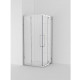 Душевой уголок Cezares RELAX-304-A-2-90-C-CR, 90 х 90 см, стекло прозрачное, профиль хром