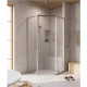 Душевой уголок Cezares RELAX-304-P-1-100-C-CR, 100 х 100 см, стекло прозрачное, профиль хром