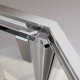 Душевой уголок Cezares RELAX-304-P-1-100-C-CR, 100 х 100 см, стекло прозрачное, профиль хром