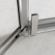Душевой уголок Cezares RELAX-304-P-1-100-C-CR, 100 х 100 см, стекло прозрачное, профиль хром