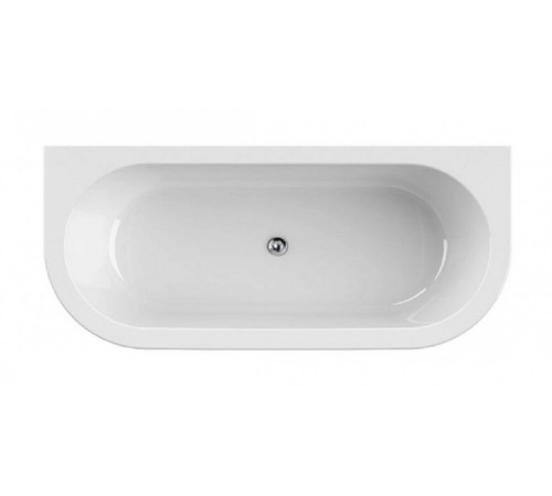 Ванна акриловая Cezares Slim Wall-180-80-44-W37, 180 x 80 см, белый