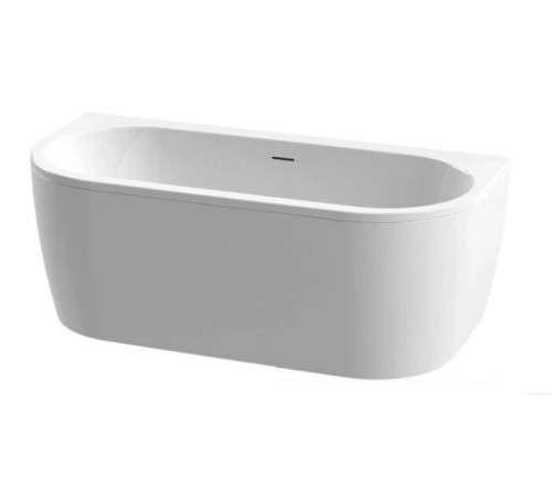 Ванна акриловая Cezares Slim Wall-180-80-44-W37, 180 x 80 см, белый