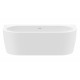 Ванна акриловая Cezares Slim Wall-180-80-44-W37, 180 x 80 см, белый