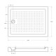 Поддон акриловый Cezares TRAY-A-AH-120/90-15-W0, без сифона