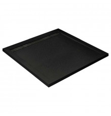 Душевой поддон Cezares Tray TRAY-AS-A-100-30-NERO 100 x 100 см из искусственного камня, черный матовый