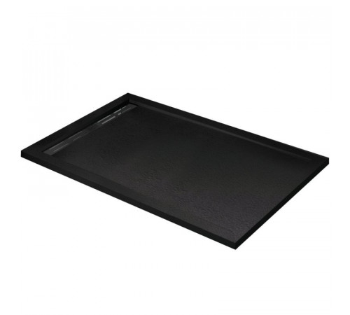 Душевой поддон Cezares Tray TRAY-AS-AH-120/90-30-NERO 120 x 90 см из искусственного мрамора, черный матовый