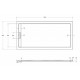 Душевой поддон Cezares TRAY-AS-AH-160/80-30-W, 160 х 80 см, прямоугольный, искусственный камень, белый