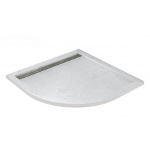 Душевой поддон Cezares TRAY-AS-R-90-30-W, 90 х 90 см, четверть круга, искусственный камень, белый