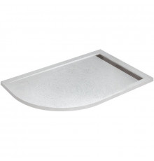 Душевой поддон Cezares TRAY-AS-RH-100/80-30-W-R, 100 х 80 см, асимметричный, искусственный камень, правый, белый