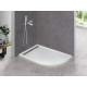 Душевой поддон Cezares TRAY-AS-RH-120/80-30-W-L, 120 х 80 см, асимметричный, искусственный камень, белый