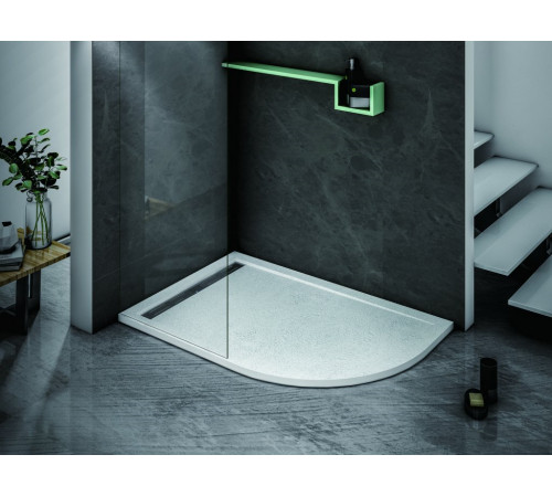 Душевой поддон Cezares Tray-AS 120 x 90 см из искусственного мрамора, левый/правый, TRAY-AS-RH-120/90-550-30-W