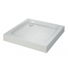 Душевой поддон Cezares Tray-S-A-80-13-W, 80 х 80 см, квадратный, искусственный камень, белый