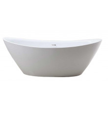 Ванна акриловая Vincea VBT-203, 180 x 85 см, слив-перелив в комплекте, белый