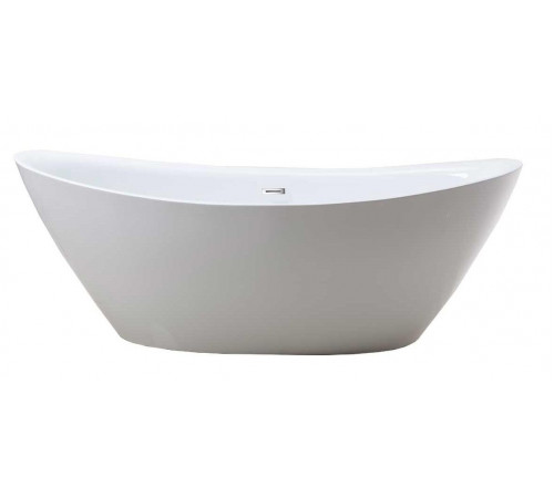 Ванна акриловая Vincea VBT-203, 180 x 85 см, слив-перелив в комплекте, белый