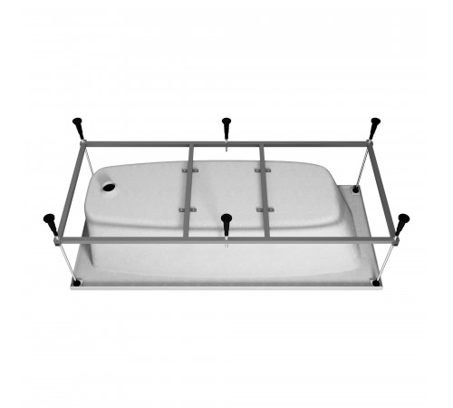 Ванна акриловая Vincea VBT-2S170-FR, 170 x 75 см, белая