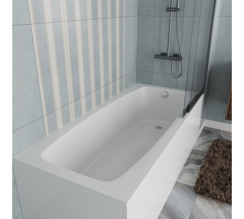 Ванна акриловая Vincea VBT-2S180, 180 x 80 см, без опоры, белый