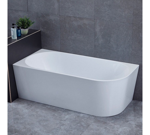 Ванна акриловая Vincea VBT-402-1500L/VBT-402-1500R, 150 x 75 см, слив-перелив в комплекте, левая/правая, цвет белый