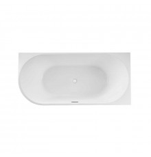 Ванна акриловая Vincea VBT-402-1600L/VBT-402-1600R, 160 x 75 см, слив-перелив в комплекте, левая/правая, цвет белый