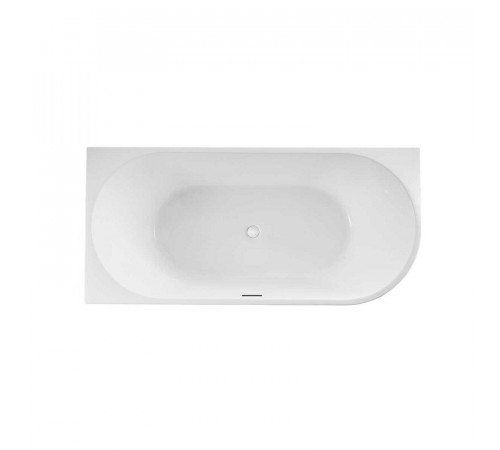 Ванна акриловая Vincea VBT-402-1600L/VBT-402-1600R, 160 x 75 см, слив-перелив в комплекте, левая/правая, цвет белый