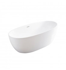 Ванна акриловая Vincea VBT-405-1500, 150 x 75 см, щелевой перелив, цвет белый
