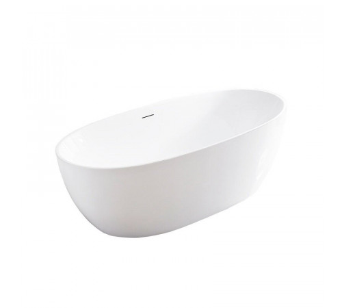 Ванна акриловая Vincea VBT-405-1500, 150 x 75 см, щелевой перелив, цвет белый