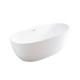 Ванна акриловая Vincea VBT-405-1500, 150 x 75 см, щелевой перелив, цвет белый