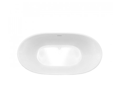 Ванна акриловая Vincea VBT-405-1500, 150 x 75 см, щелевой перелив, цвет белый