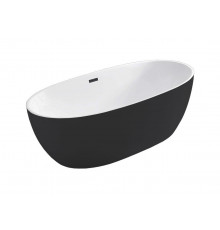 Ванна акриловая Vincea VBT-405-1700MB, 170 x 80 см, слив-перелив в комплекте, черный матовый