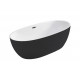 Ванна акриловая Vincea VBT-405-1700MB, 170 x 80 см, слив-перелив в комплекте, черный матовый