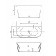 Ванна акриловая Vincea VBT-421-1700, 170 x 80 см, щелевой перелив