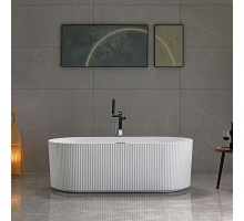 Ванна акриловая Vincea 170 x 80 см, слив-перелив в комплекте, белая матовая, VBT-426-1700MW