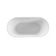 Ванна акриловая Vincea 170 x 80 см, слив-перелив в комплекте, белая матовая, VBT-426-1700MW