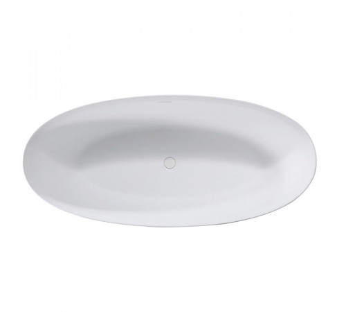 Ванна из искусственного камня Vincea VBT-4S01MW, 170 x 76 см, слив-перелив в комплекте, белый матовый