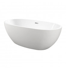 Ванна акриловая Vincea VBT-509, 165 x 75 см, слив-перелив хром в комплекте, белая