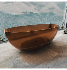 Ванна Vincea VBT-6T01BR, 170 x 75 см, искусственный камень, цвет янтарь