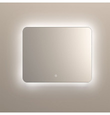 Зеркало Vincea VLM-3BE1007, 100 х 70 см, LED подсветка, c сенсорным выключателем и диммером, цвет белый
