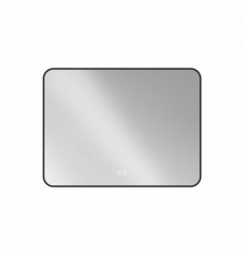 Зеркало Vincea 120 х 80 см, LED c сенсорным выключателем и диммером, с функцией антизапотевания, черная рама, VLM-3VC120B-2