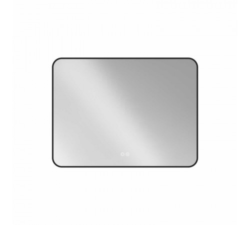 Зеркало Vincea 120 х 80 см, LED c сенсорным выключателем и диммером, с функцией антизапотевания, черная рама, VLM-3VC120B-2